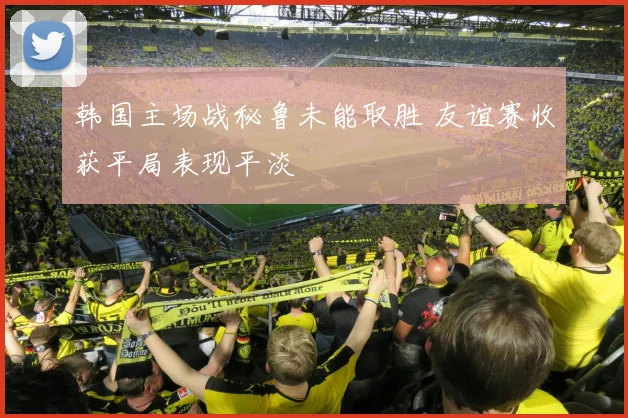 韩国主场战秘鲁未能取胜 友谊赛收获平局表现平淡
